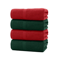 ecomposer-color-red-&-green,ecomposer-size-Bath-Towel-Pk4-(27X54)