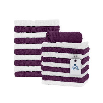 Purple & White