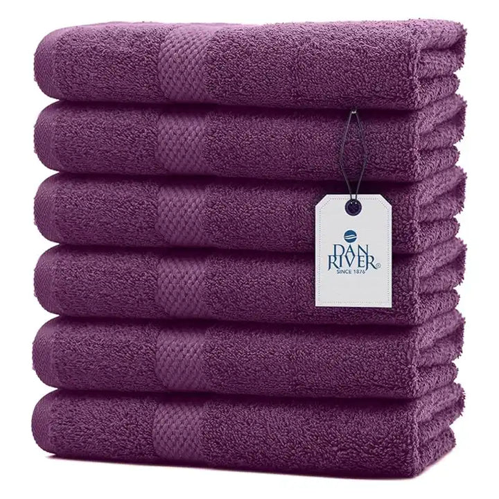 Hand Towel 6 Pack - Color Purple Passion