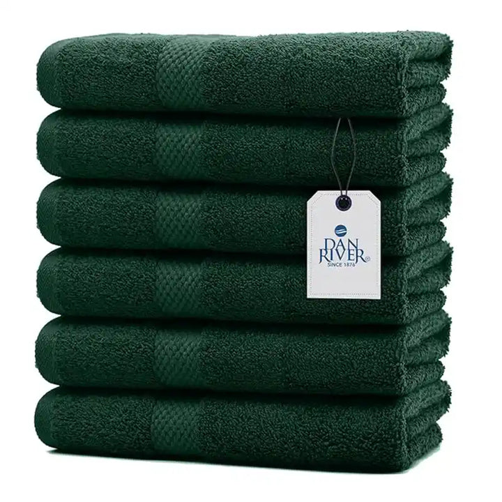 Hand Towel 6 Pack - Color Hunter Green