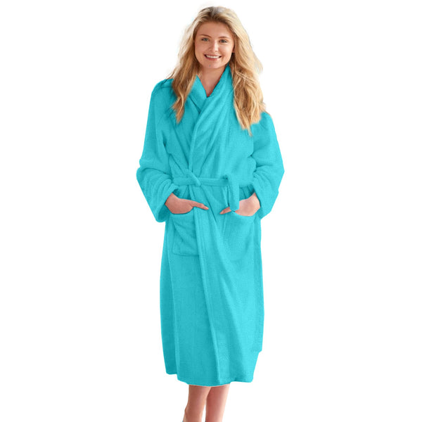 Bathrobe Aqua Color