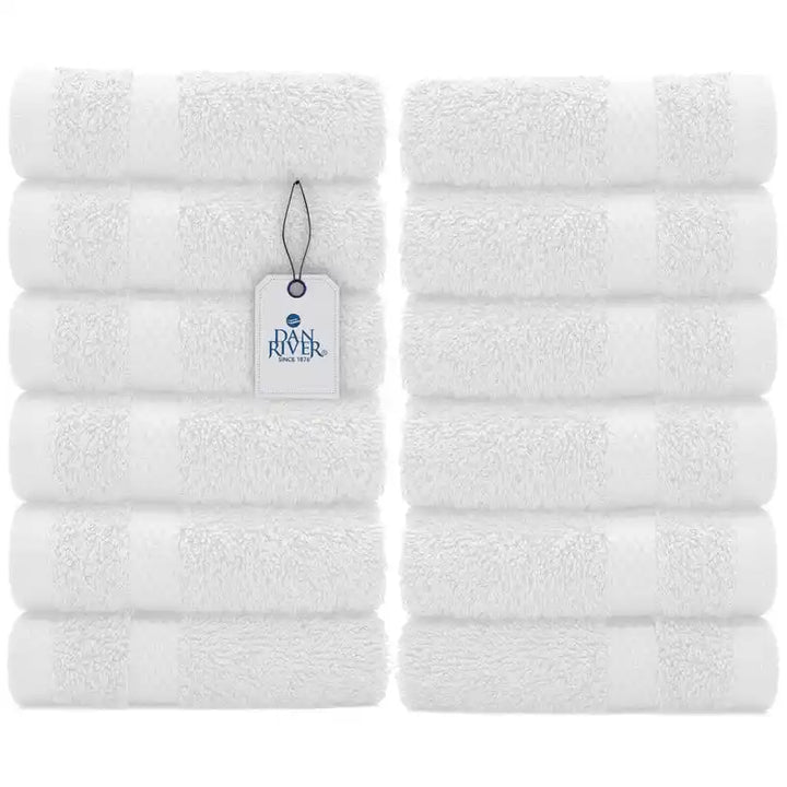 Face Towel Pack 12 - Color White