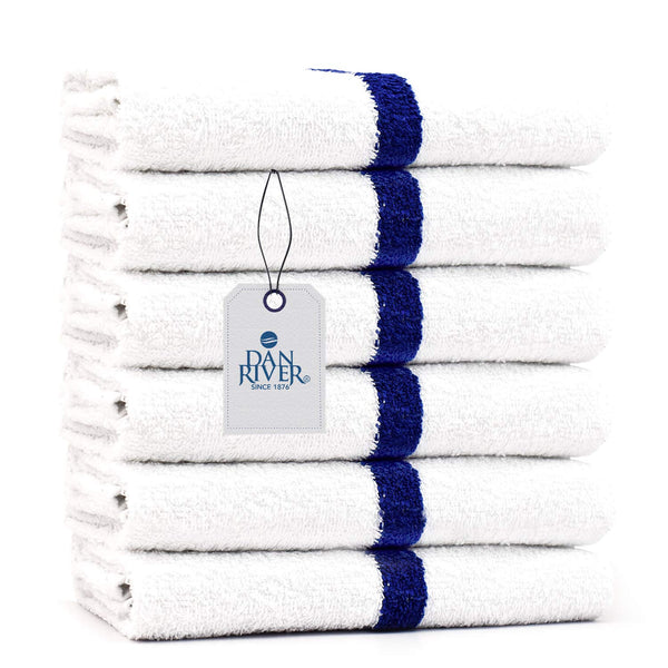 Bath Towel Center Stripe - 22x44 Inches