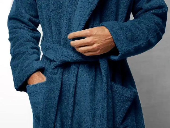 bathrobe blue opal color