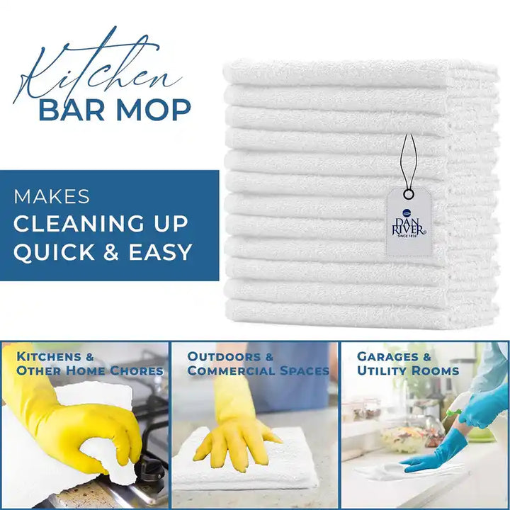 Kitchen Bar Mops White