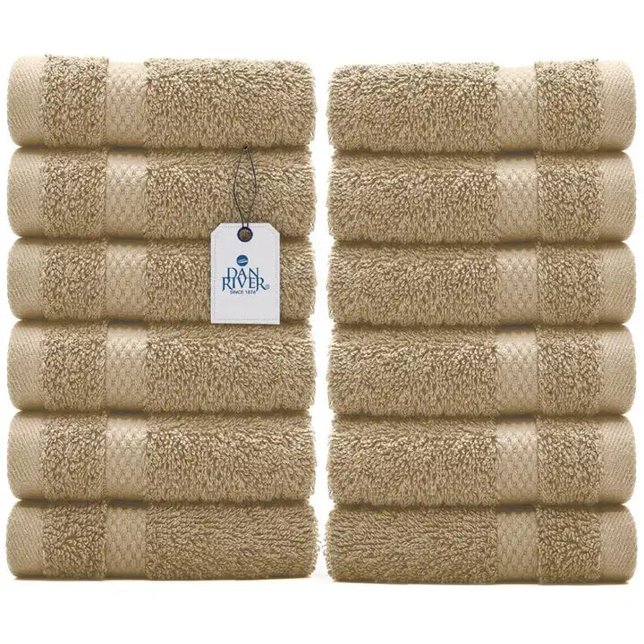 Face Towel Pack 12 - Color Tan