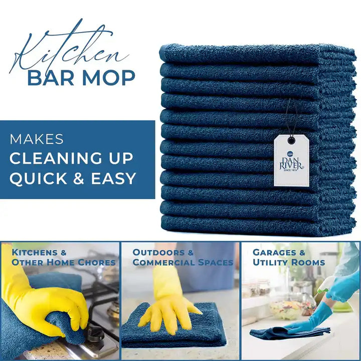 Kitchen Bar Mops Blue Opal