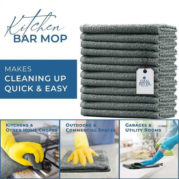 Kitchen Bar Mops Gray