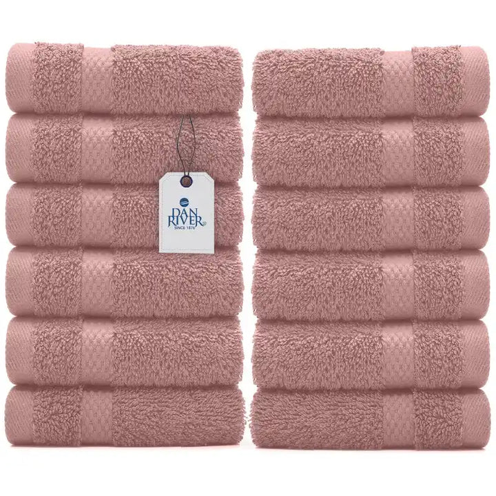 Face Towel Pack 12 - Color Dusty Rose