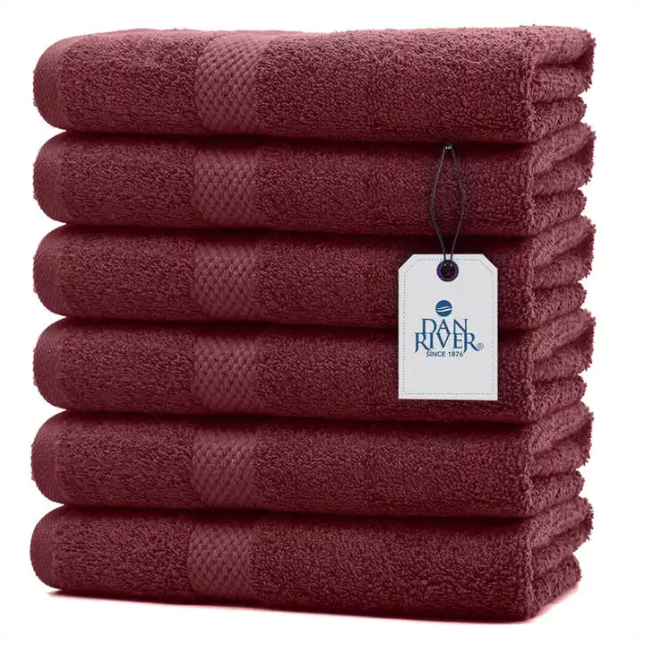 Hand Towel 6 Pack - Color Pomegranate