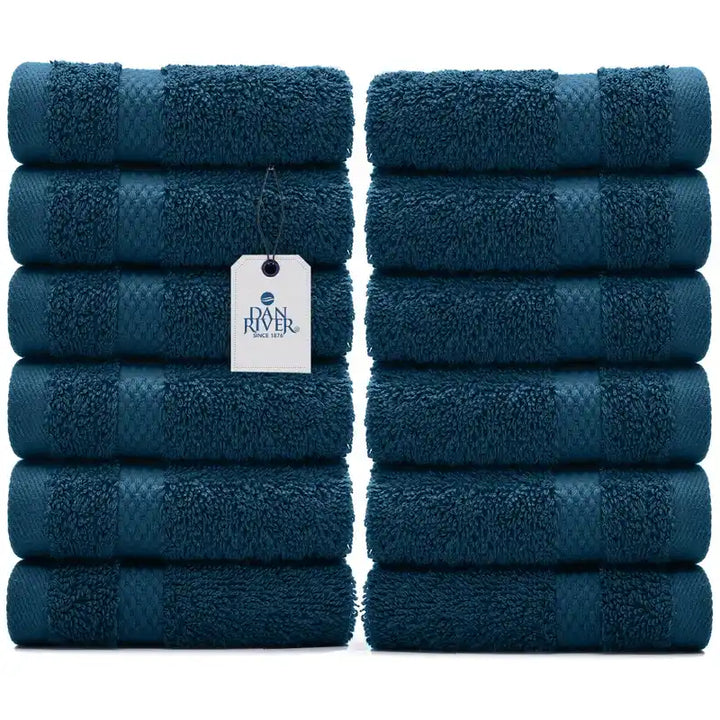 Face Towel Pack 12 - Color Blue