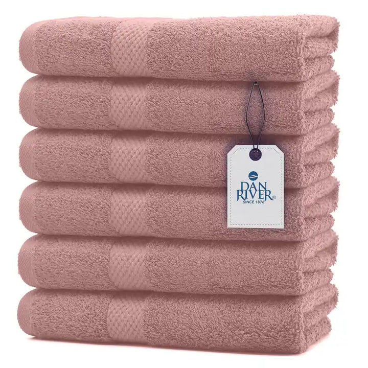 Hand Towel 6 Pack - Color Dusty Rose