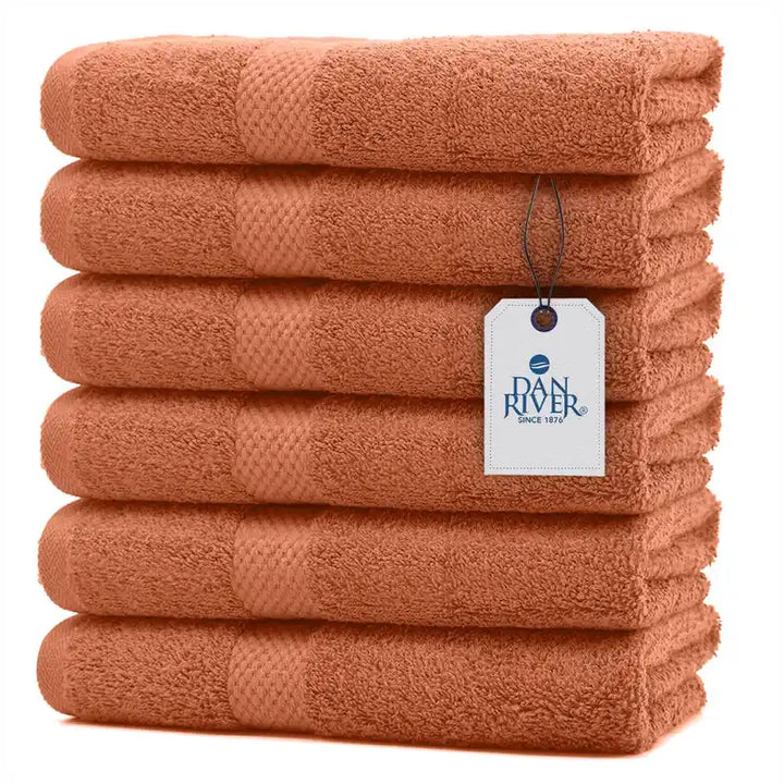 Hand Towel 6 Pack - Color Orange