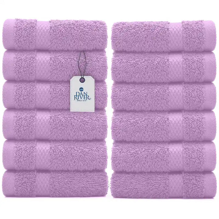 Face Towel Pack 12 - Color Lavender