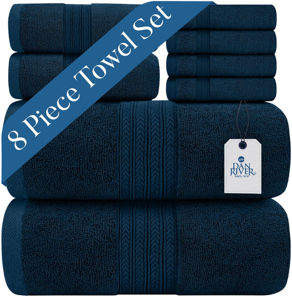 Premium Bath Towel Set – 8 Pack | Soft & Absorbent Cotton Towels