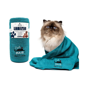 Teal-Cat Hair