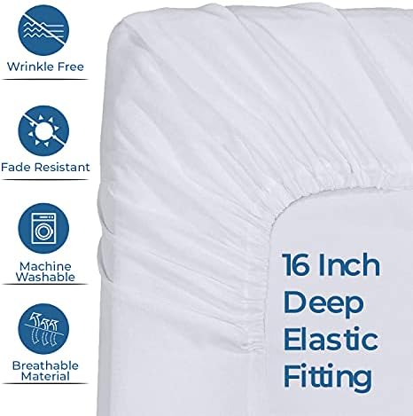 Jersey Knit Fitted Sheet and Pillow Cases – 100% Cotton