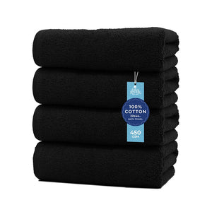 Everyday Essential 100% Cotton Bath Towels - (Pack of 4)