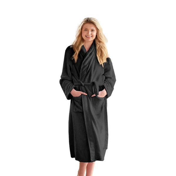Terry Bathrobe & Shower Wrap – 100% Cotton