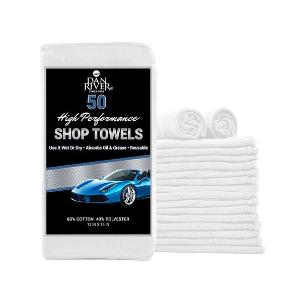 50Pc Garage Shop Towel | 12 x 14 Inches